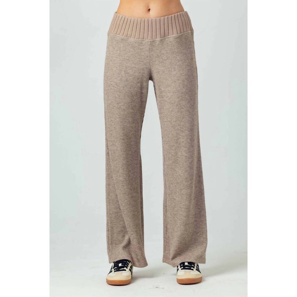 NEW SUNDAYS thermal thalia pants in fawn